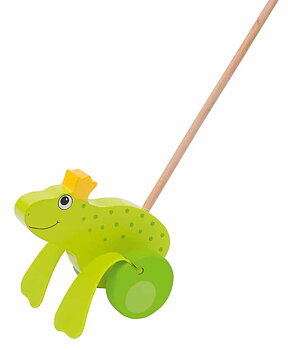 Push-Along leksak, King Frog