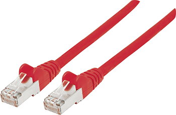Intellinet S/FTP Cat7 patchkabel, 1,5m, röd