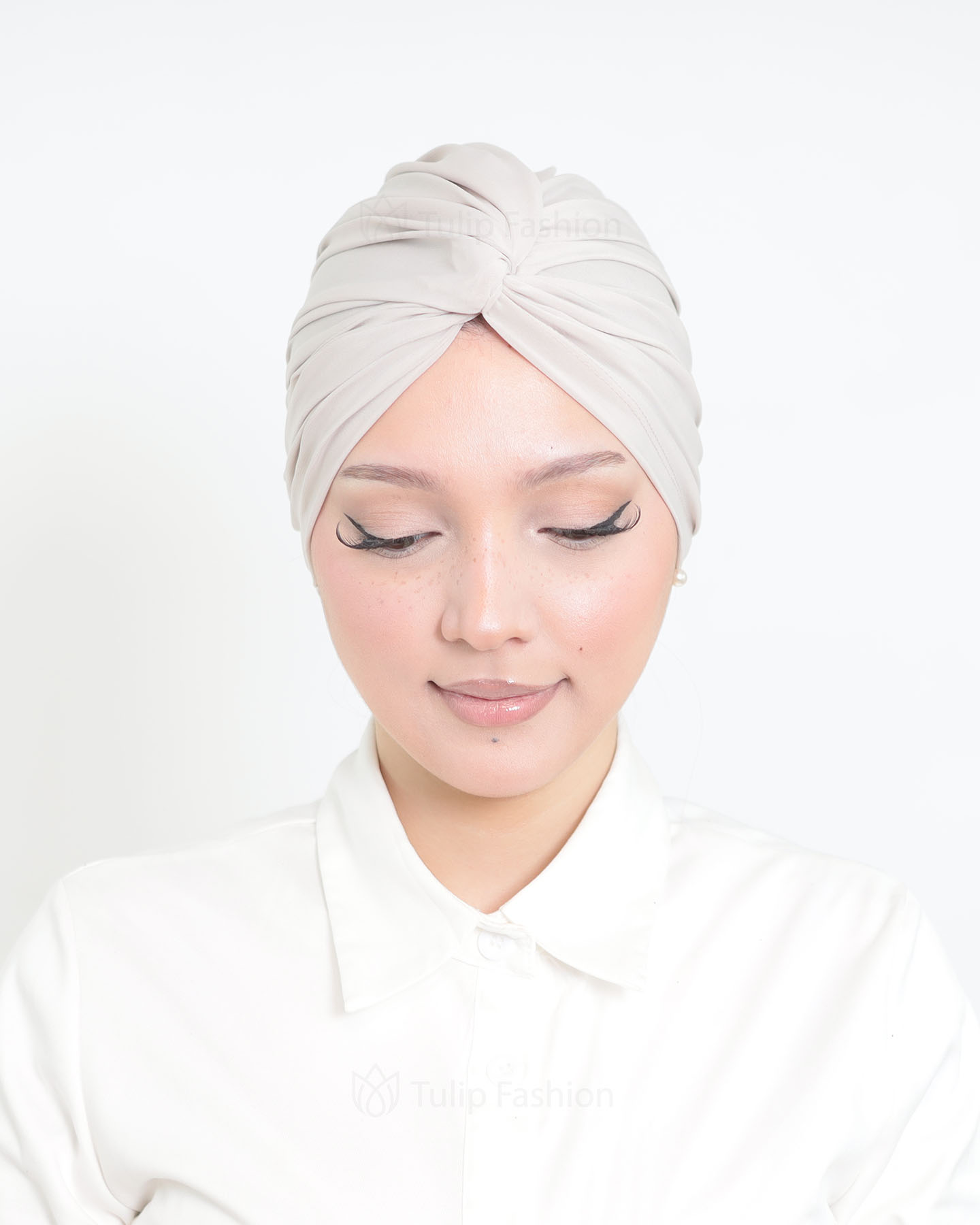 Turban - Olivine - Pearl White - 3