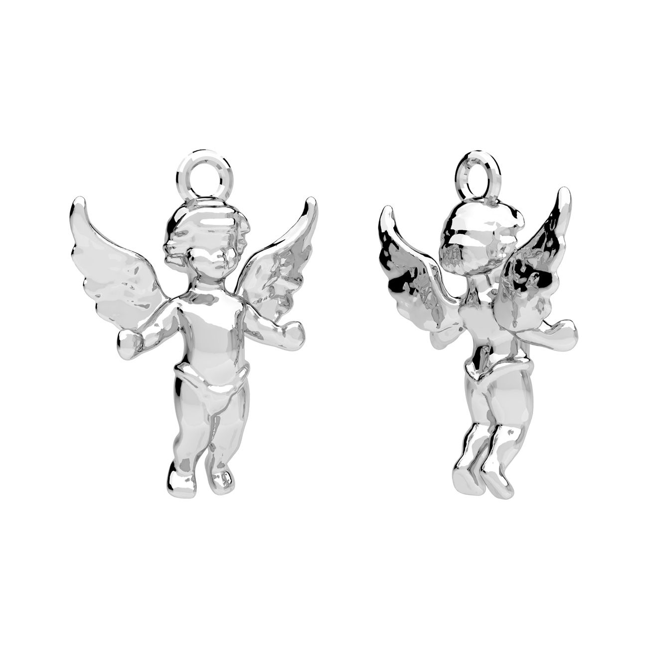 Berlock Ängel 17.5mm Äkta Silver - 4