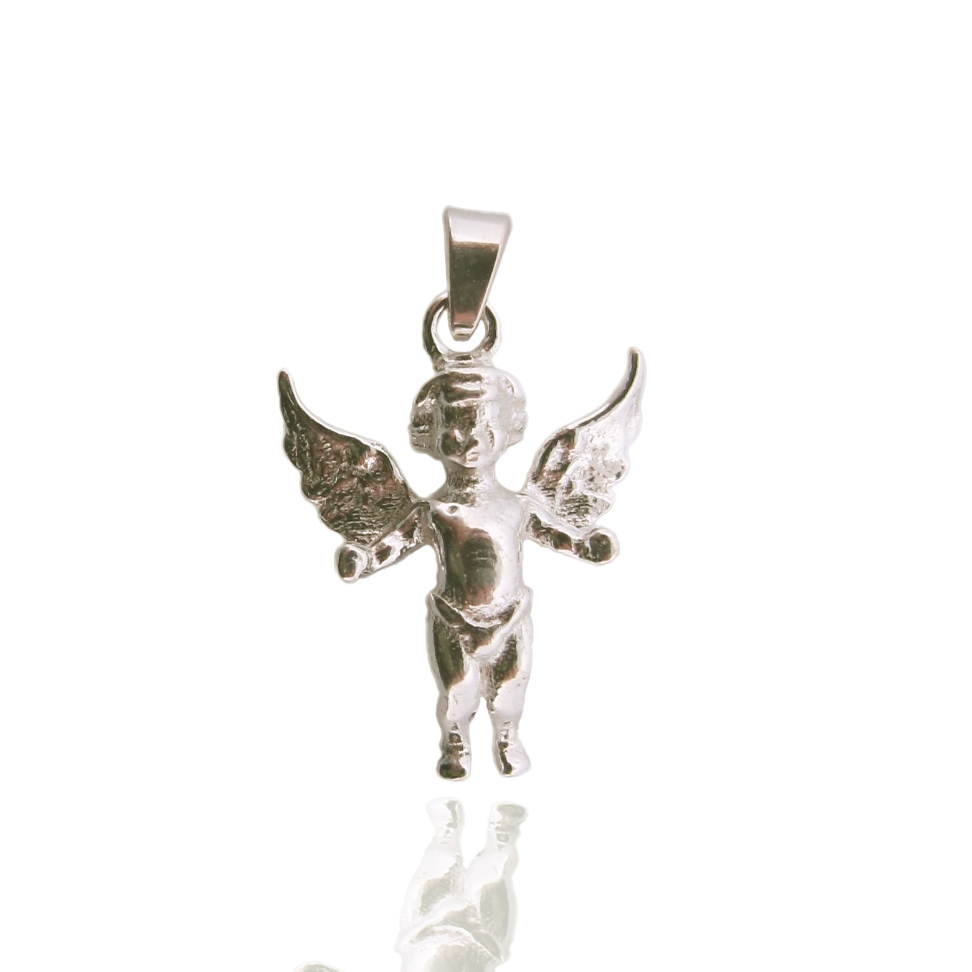 Berlock Ängel 17.5mm Äkta Silver
