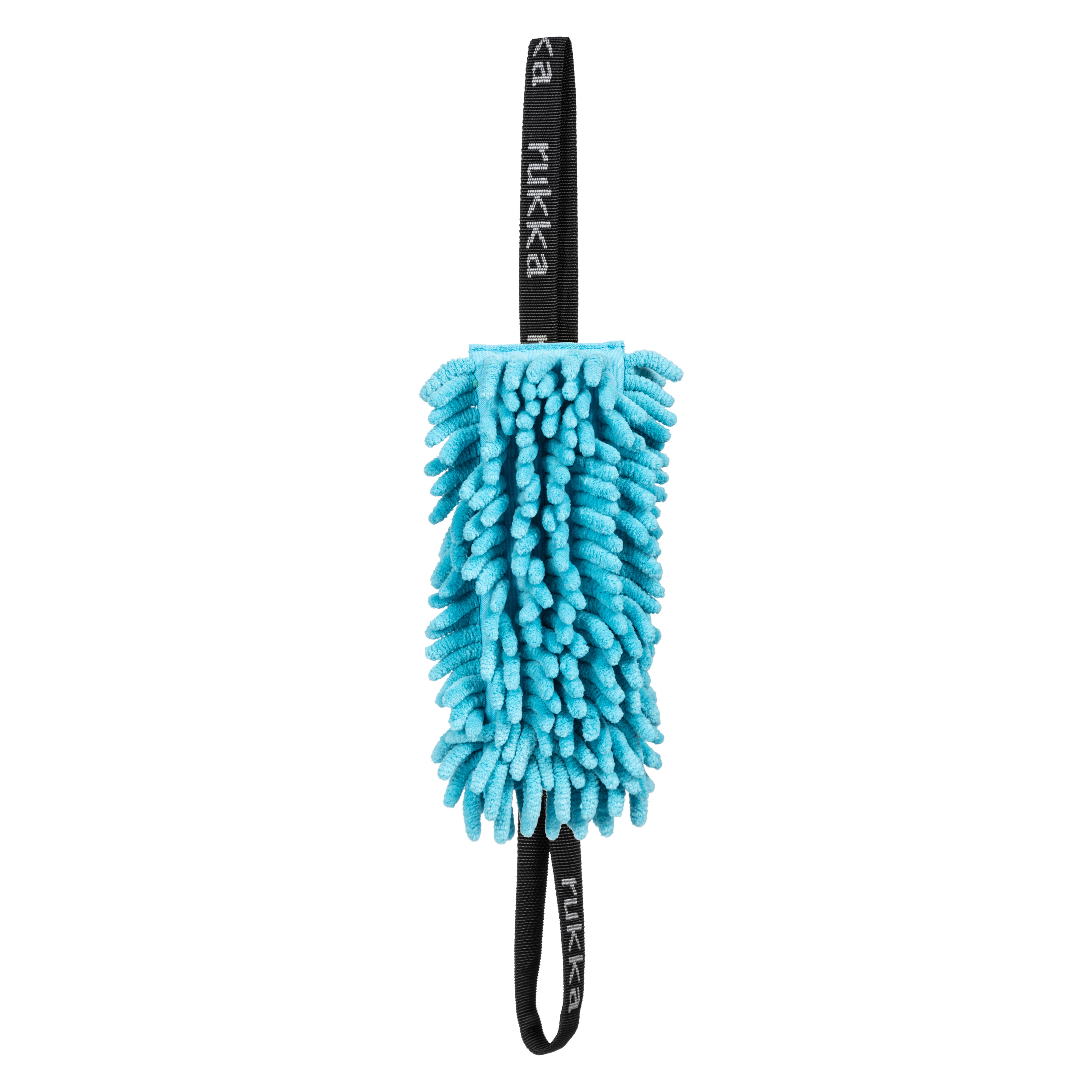 Rukka Pets Fluffy Tug Toy with 2 Handles - Turquoise