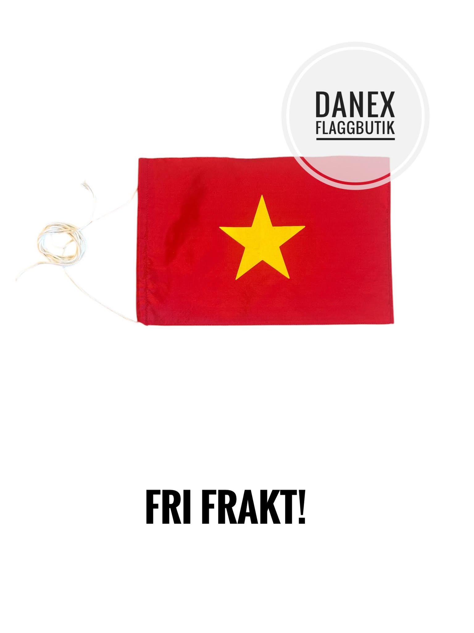 Bordsflagga REA -Vietnam - 12x18 cm
