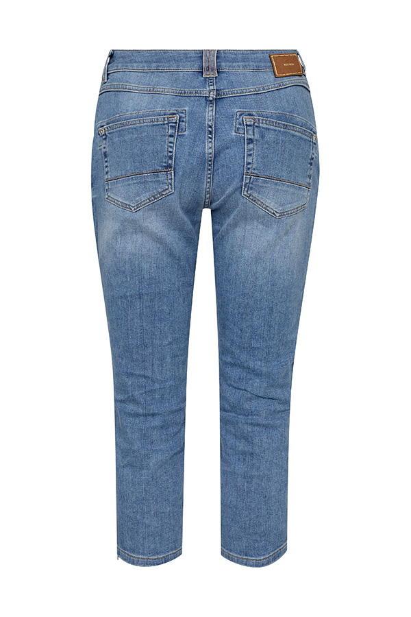 MMNaomi Olympos Jeans Mid Blue Capri - 2