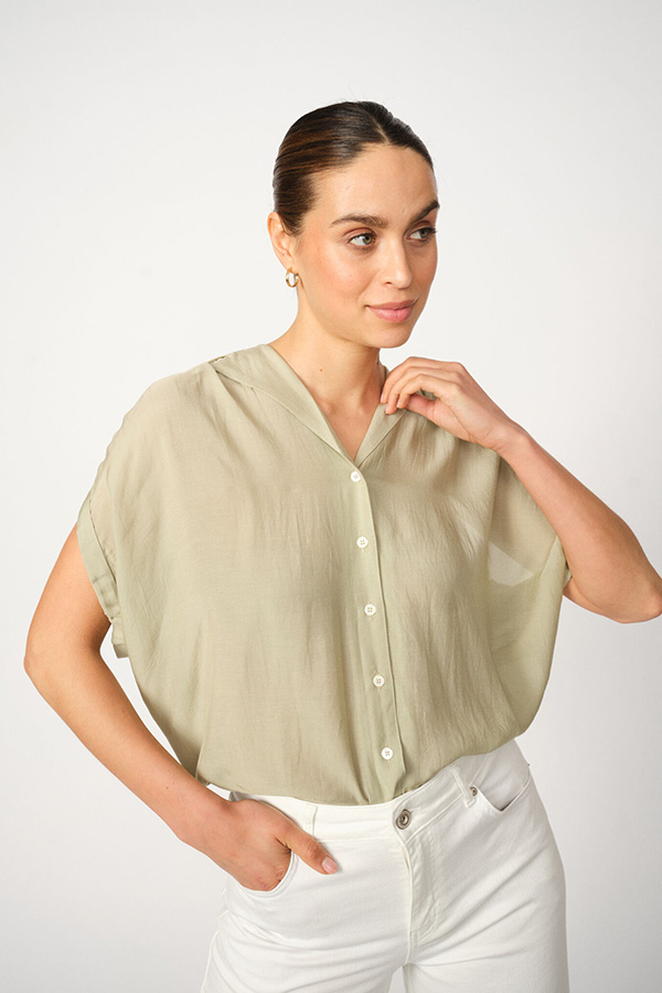 MMZuno SL Blouse Mos Gray - 2