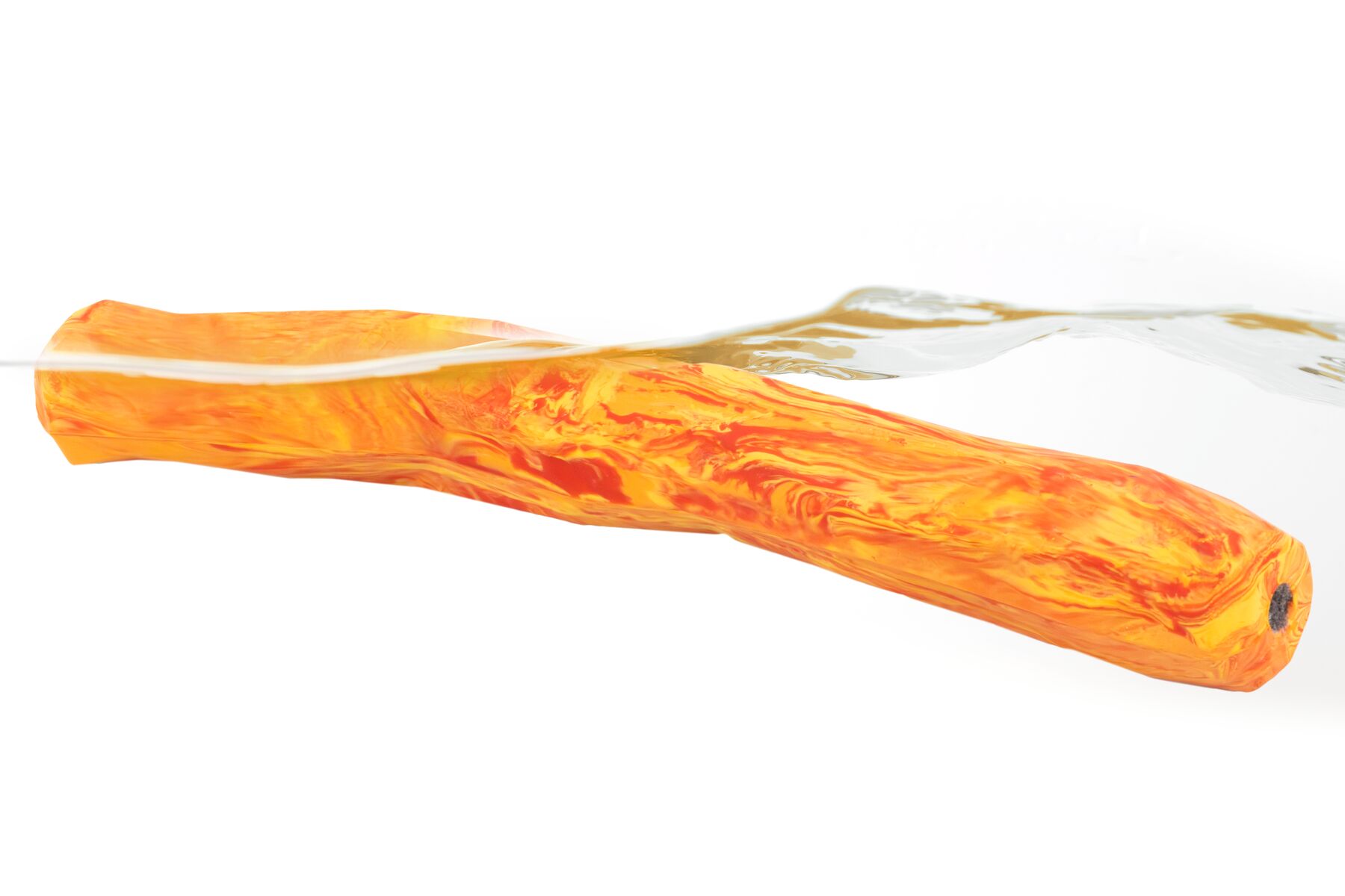 Ruffwear Gnawt-a-Stick Floating Dog Toy – Salamander Orange - bounces 