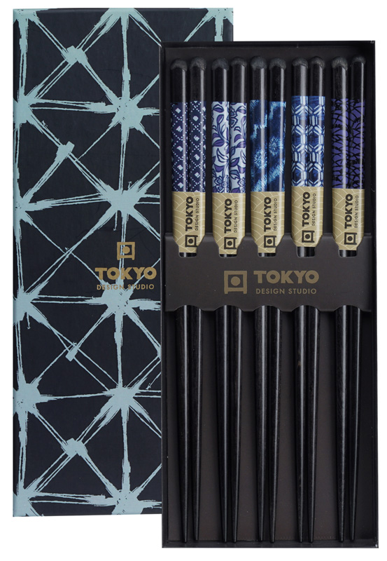 TOKYO DESIGN STUDIO Ätpinnar Blue Mixed 5-PACK