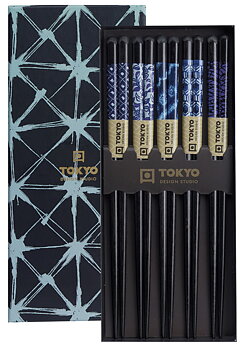 TOKYO DESIGN STUDIO Ätpinnar Blue Mixed 5-PACK