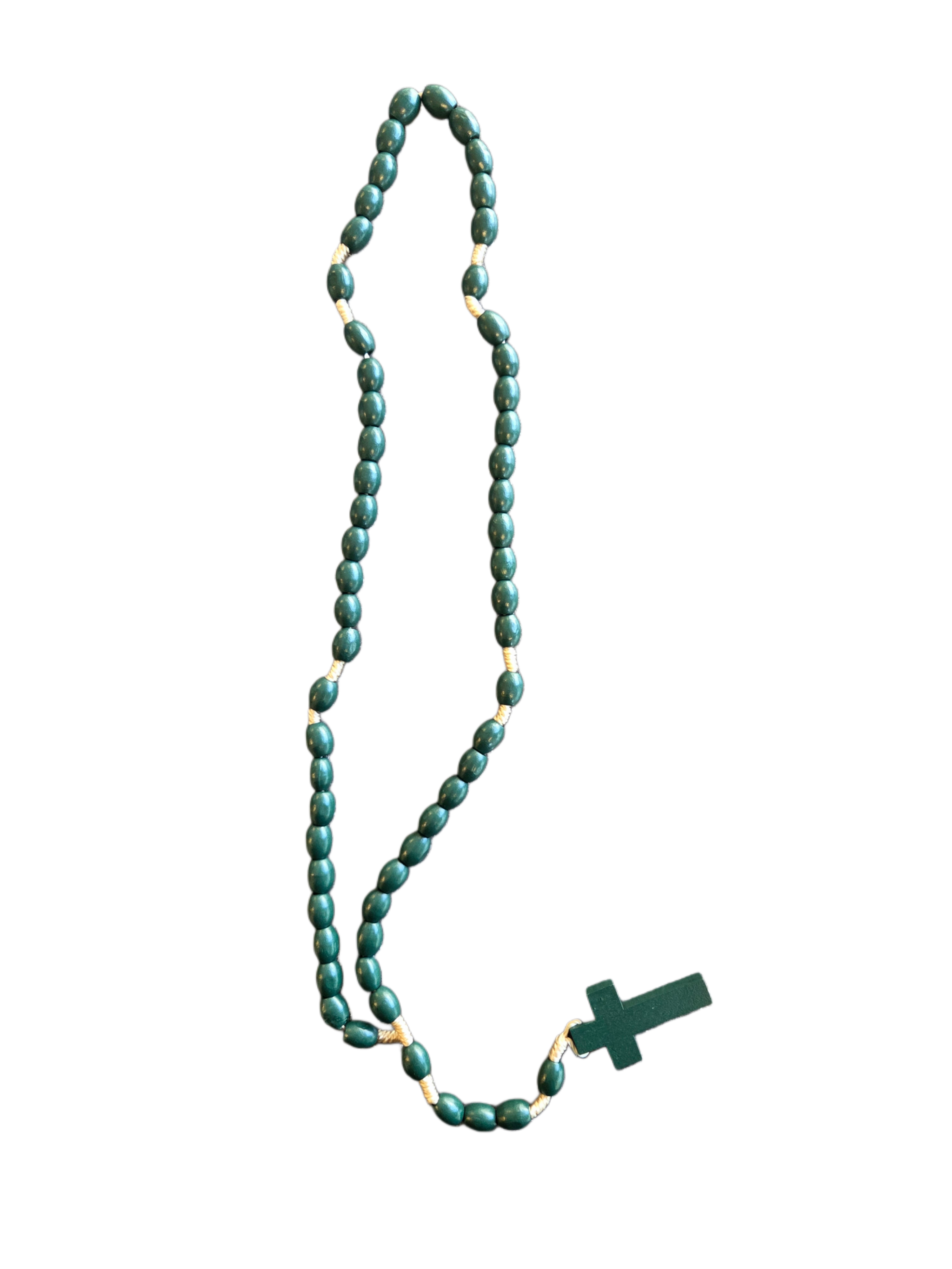 Plastic cross, 40cm, green