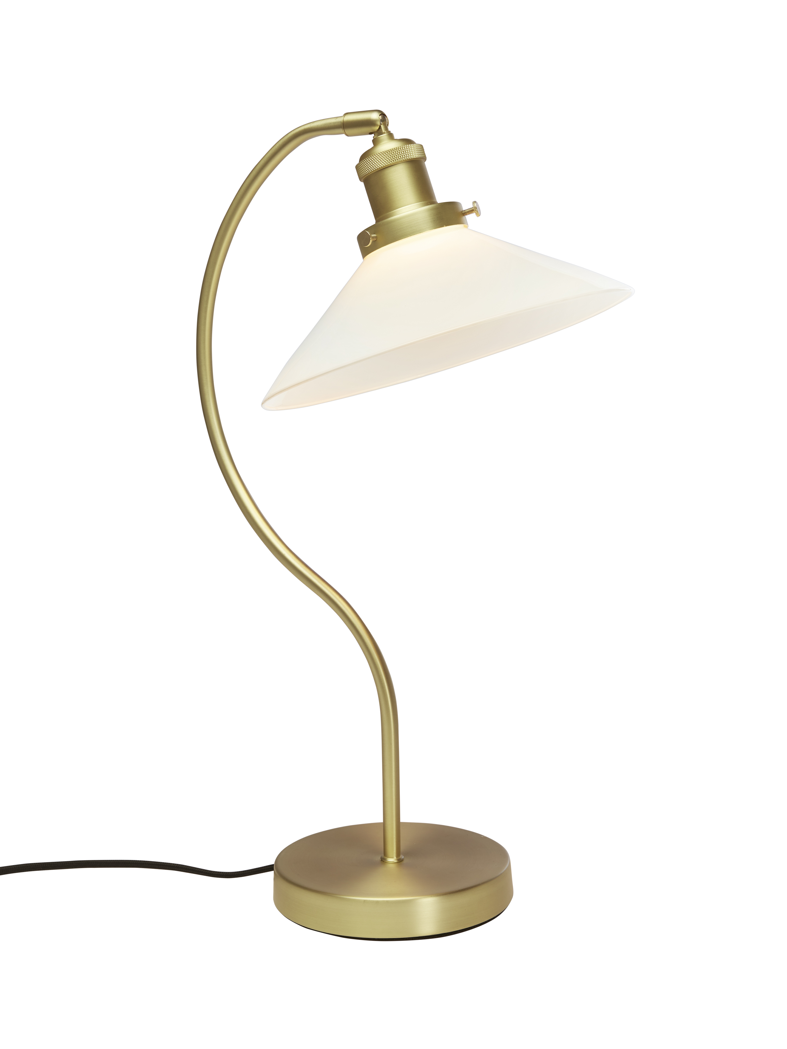 Axel Bordslampa - 25cm - Skomakarlampa - Opal - 2