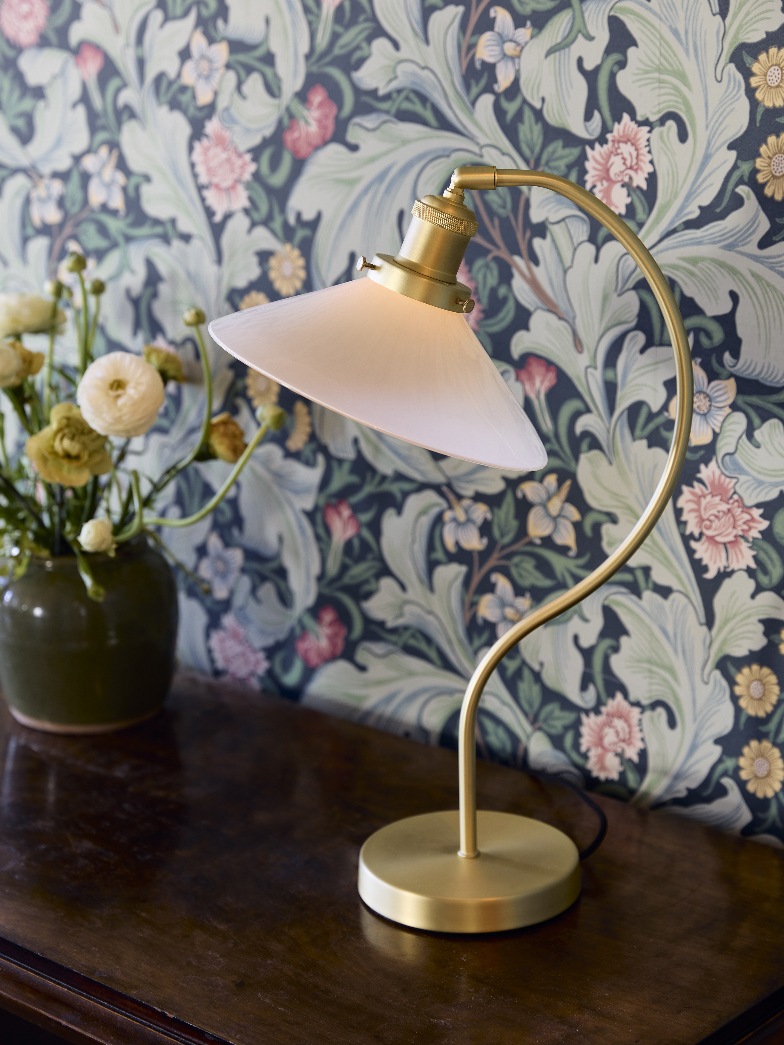 Axel Bordslampa - 25cm - Skomakarlampa - Opal - 3