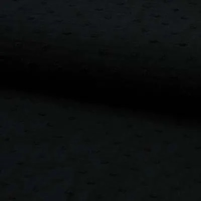DOT MUSLIN - BLACK