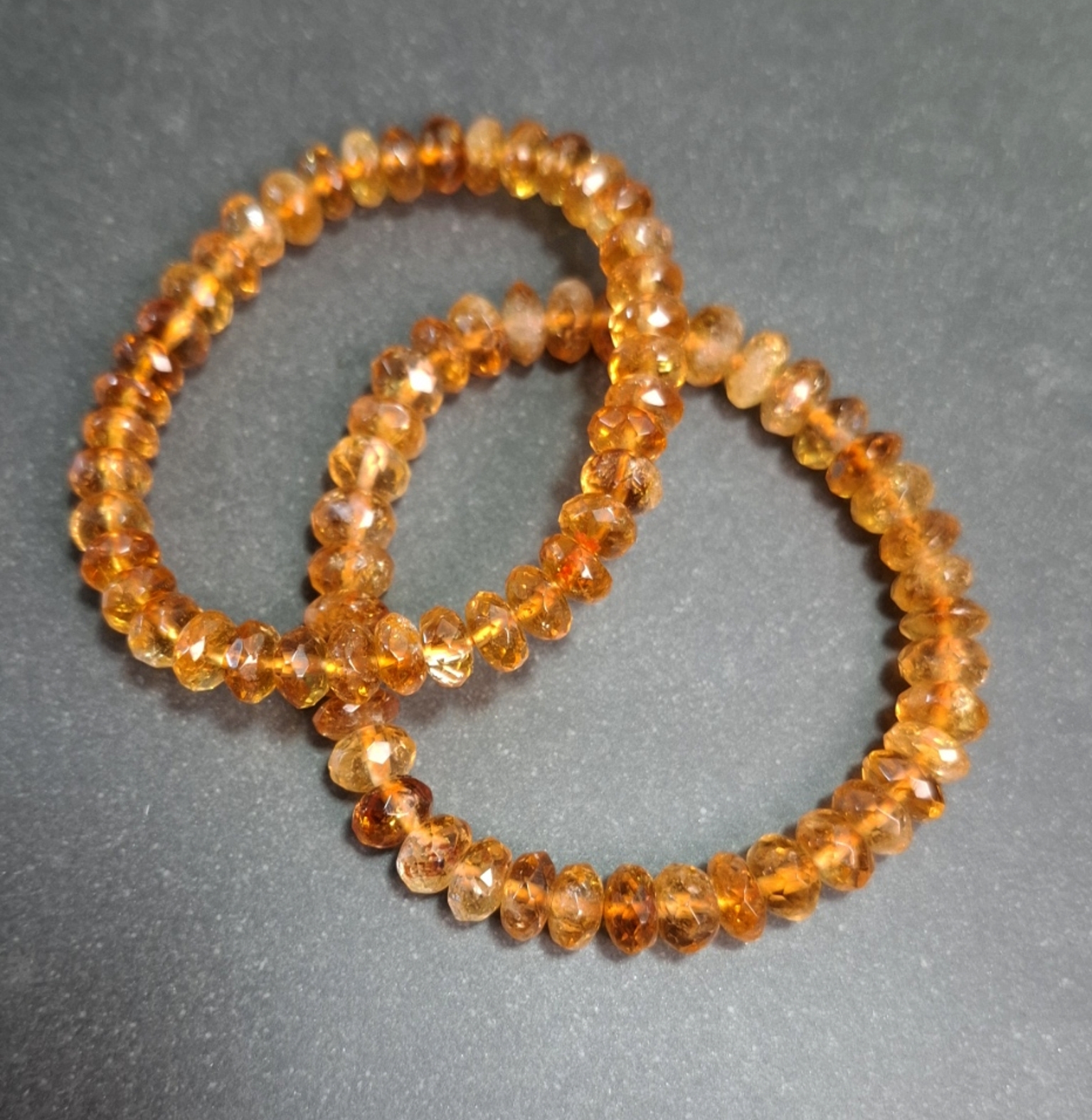 Fascettslippad Armband med Citrin