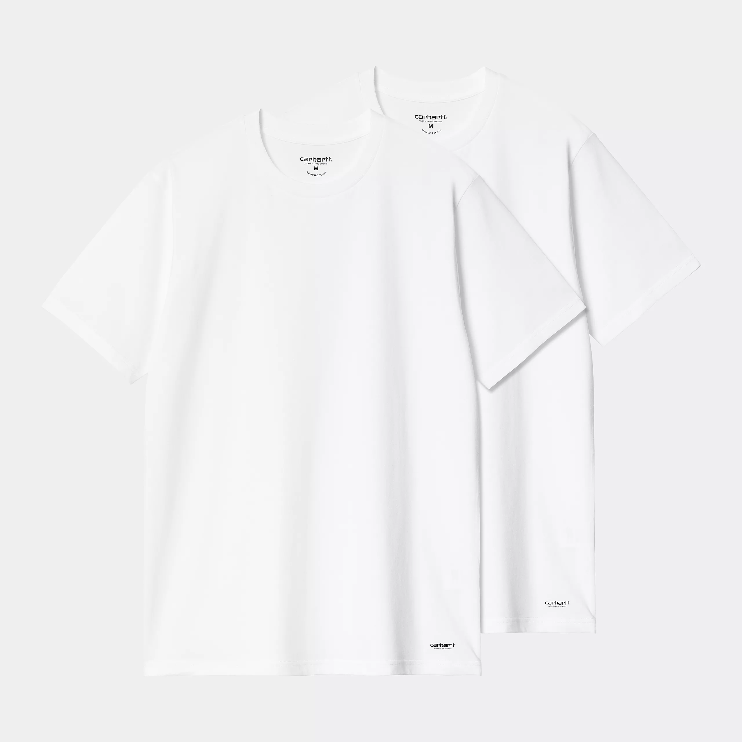 Carhartt WIP Standard Crew Neck T-shirt White 2 Pack