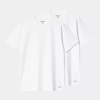 Carhartt WIP Standard Crew Neck T-shirt White 2 Pack