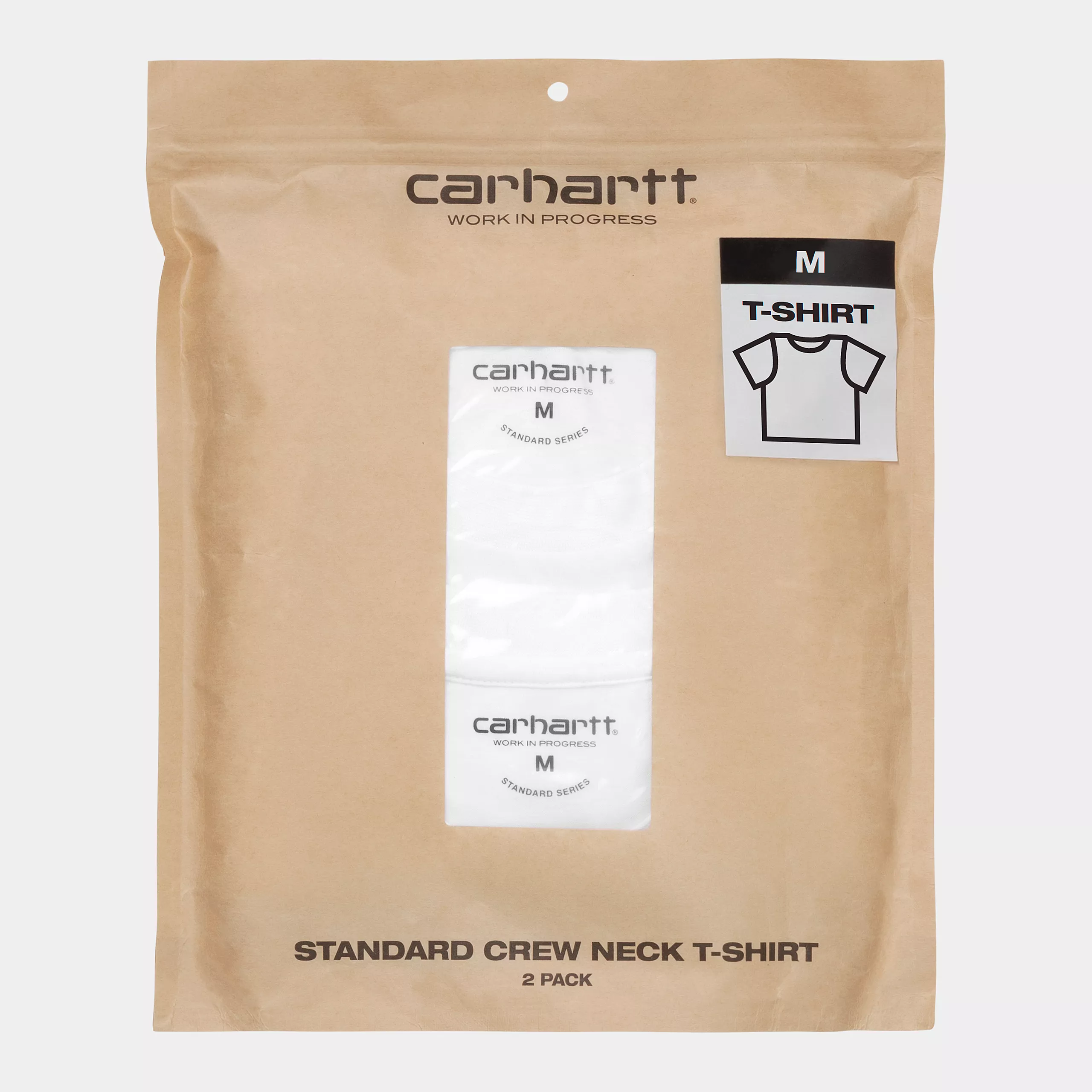 Carhartt WIP Standard Crew Neck T-shirt White 2 Pack - 5