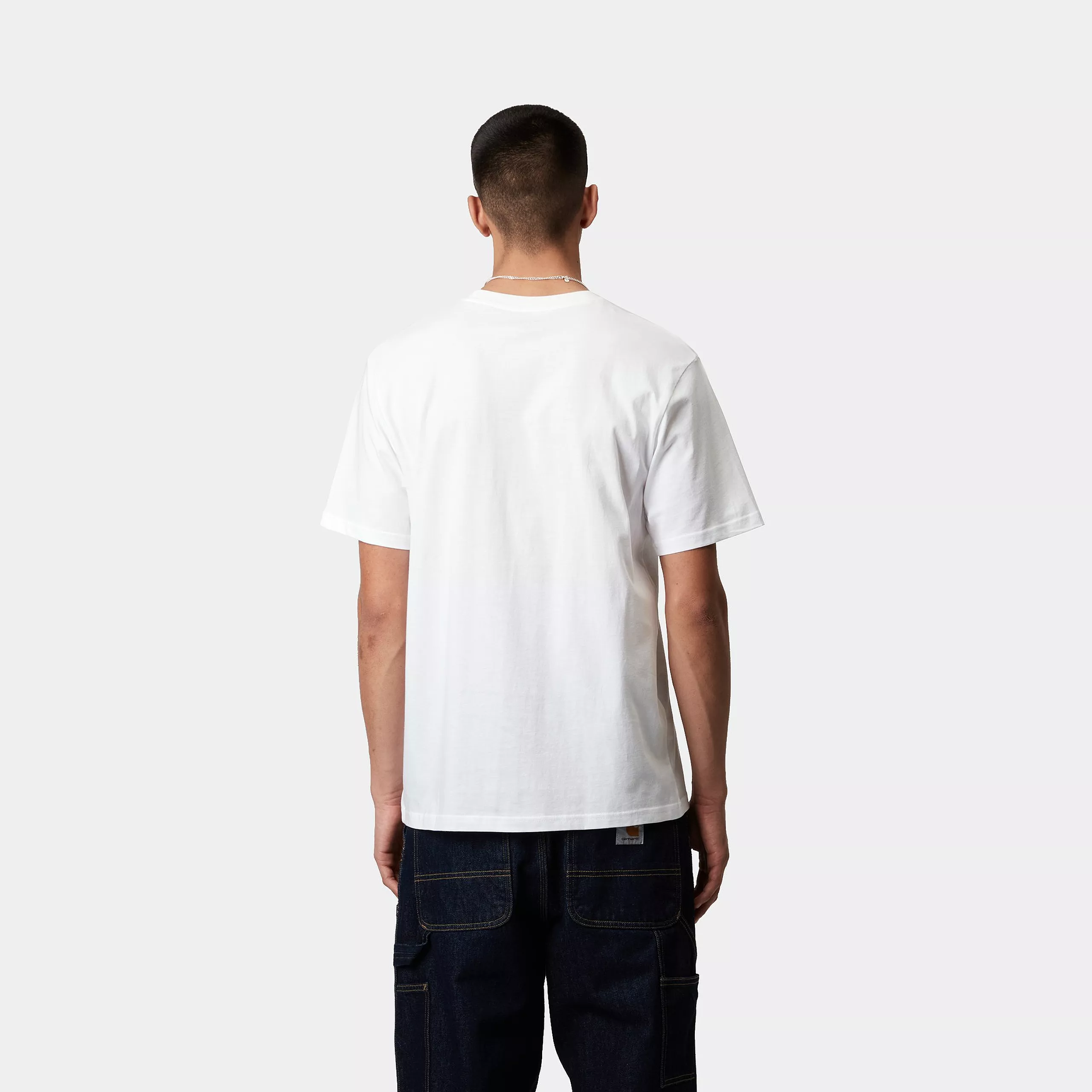 Carhartt WIP Standard Crew Neck T-shirt White 2 Pack - 3