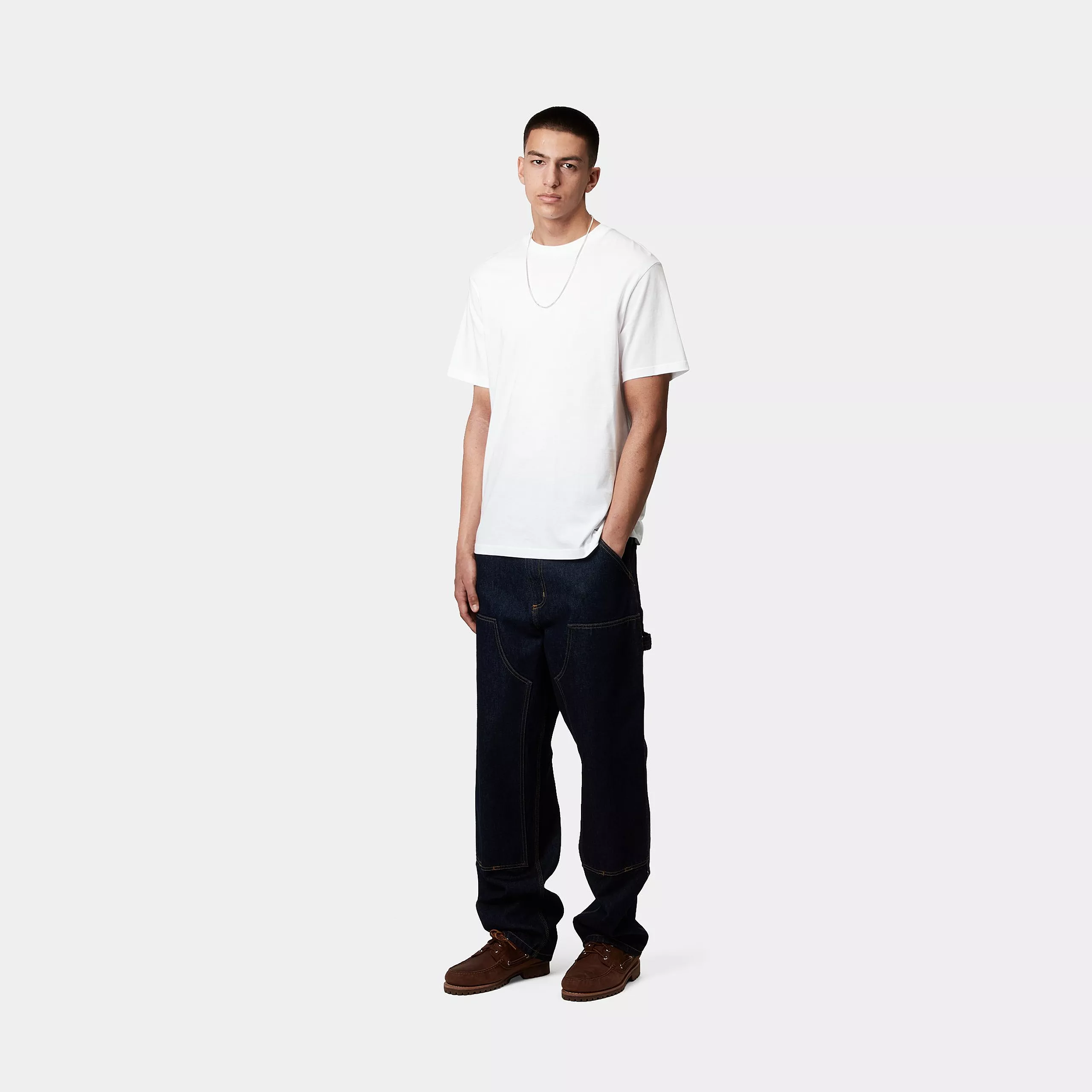 Carhartt WIP Standard Crew Neck T-shirt White 2 Pack - 4
