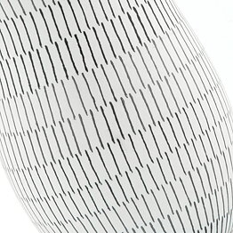 Stig Lindberg (Filigran 1951) Modern White Vase with Graphic Decor #218B 15 cm