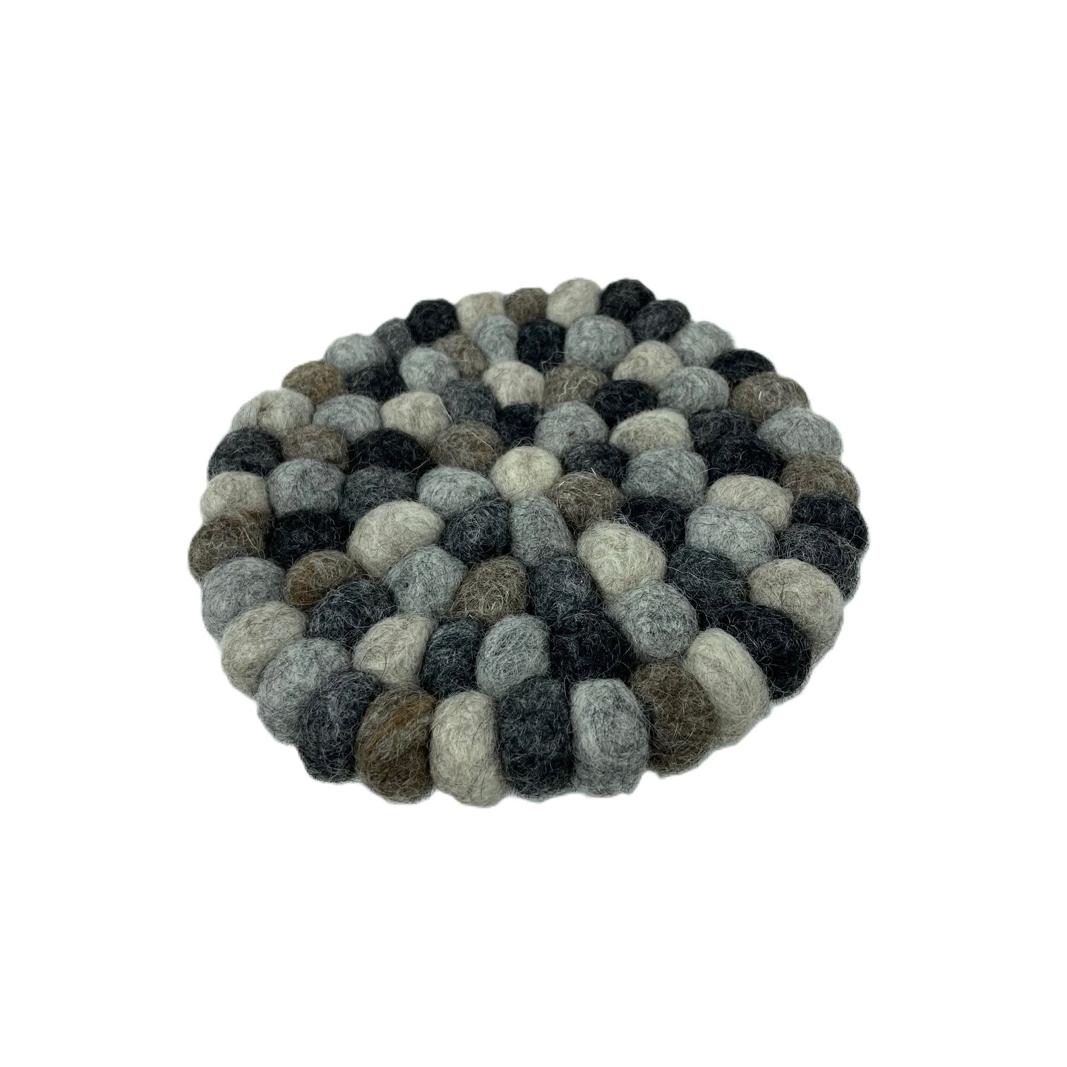 Coaster / Drinkunderlägg av ullbollar 4-pack - 15