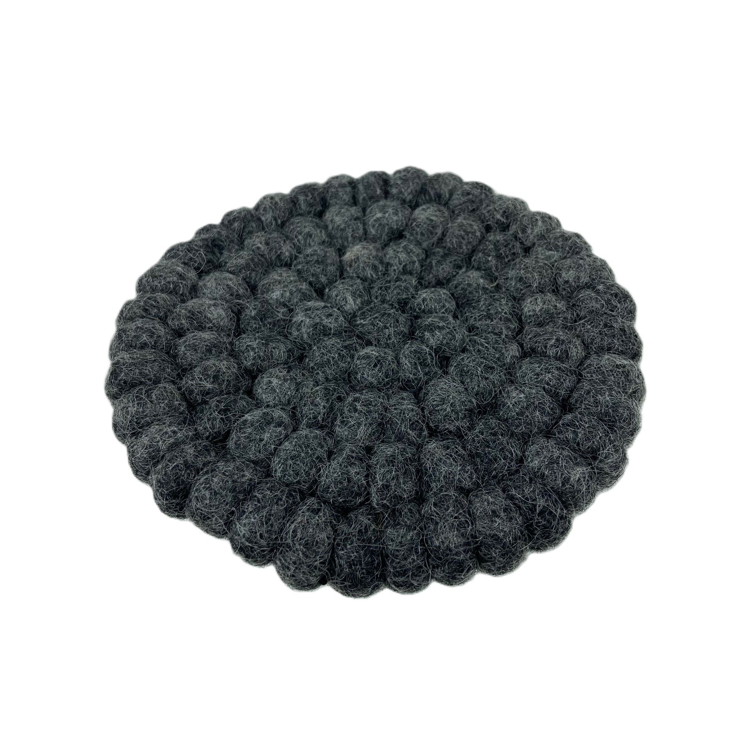 Coaster / Drinkunderlägg av ullbollar 4-pack - 10