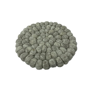 Coaster / Drinkunderlägg av ullbollar 4-pack