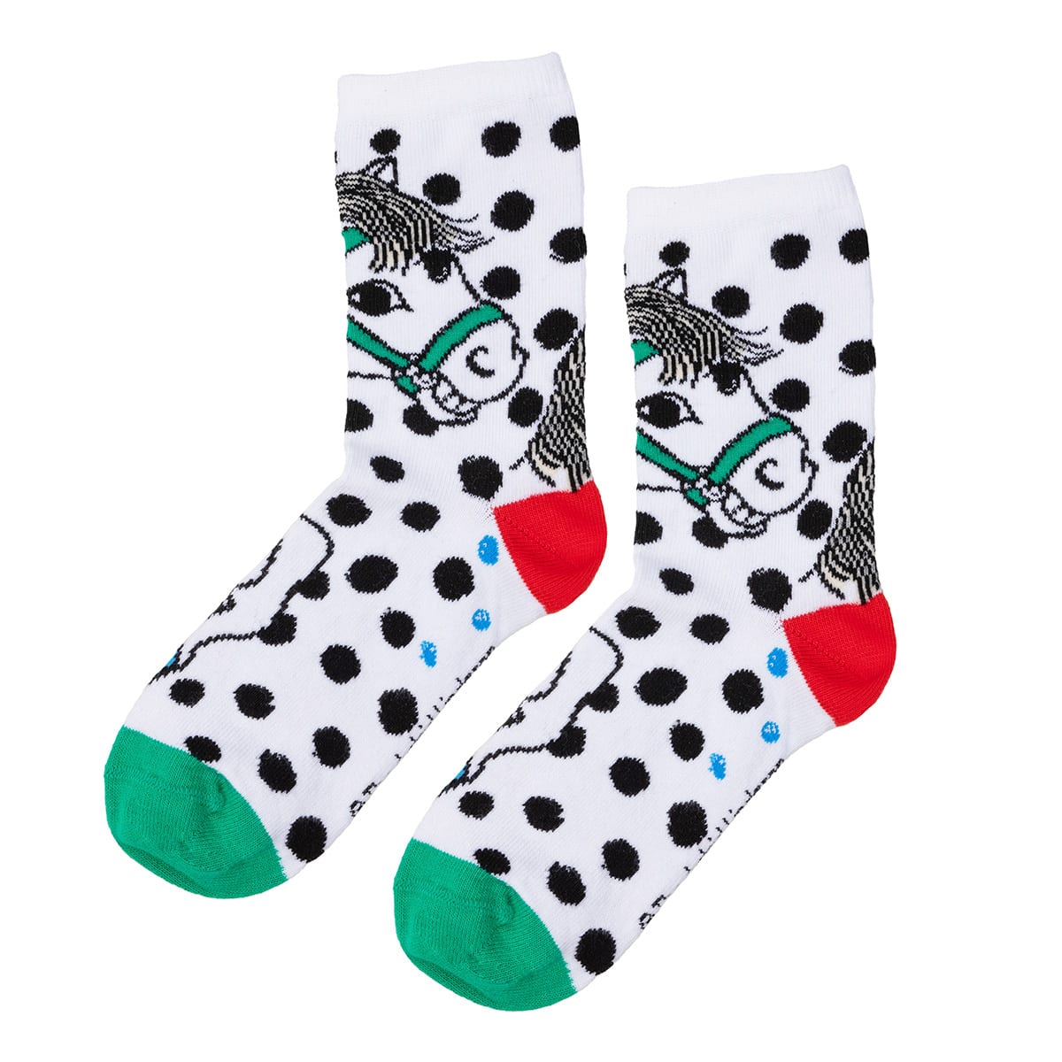 Pippi  Socks 2-pack, Yellow/Off-white size 23/26 - 5
