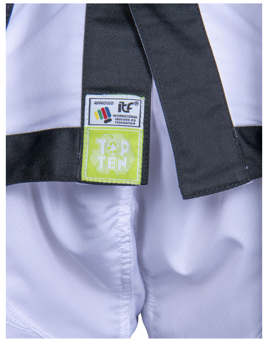 TOPTEN GREEN Edition, Instructor ITF Dobok, 4-6 DAN - 6