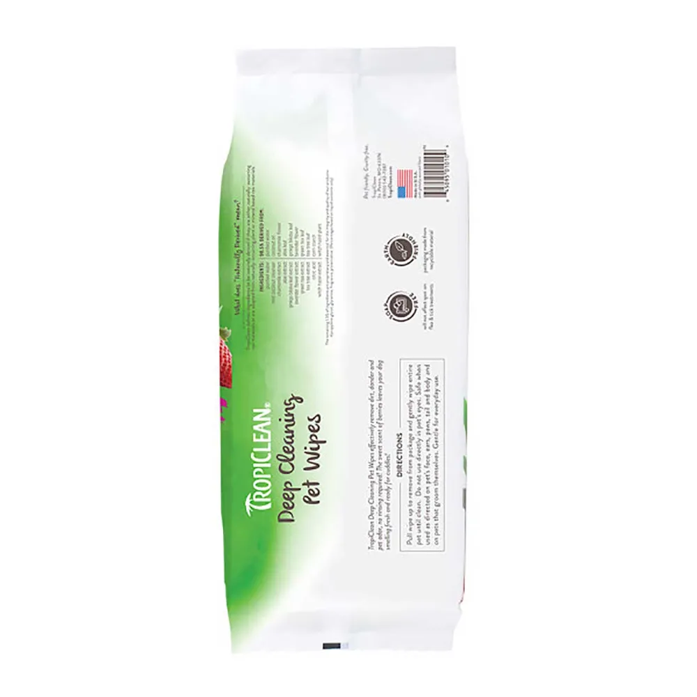 Tropiclean Deep Cleaning Wipes 100st