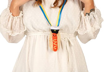 Student-halsband - Korv med bröd