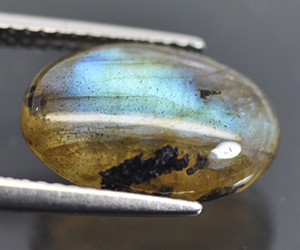 Piedra preciosa labradorita suelta natural ovalada de 4,24 ct con un hermoso juego de colores - 3