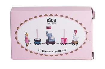 Stearinljus till födelsedagståg, Rosa