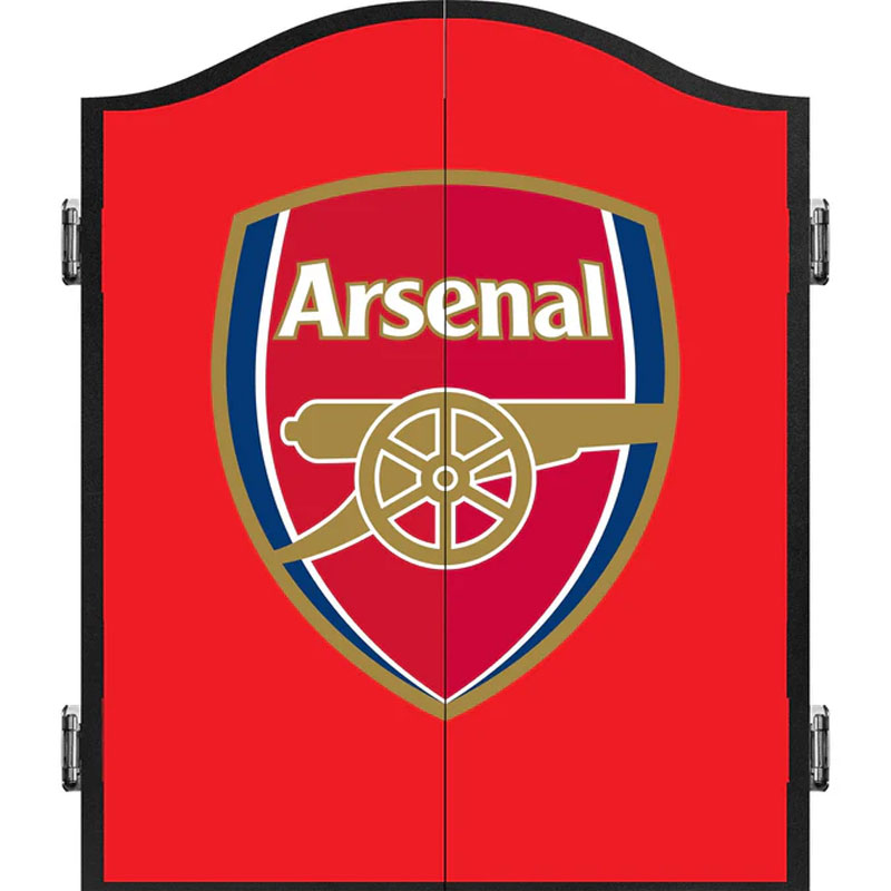 Arsenal FC Official Licensed The Gunners Dartcabinet Red Crest