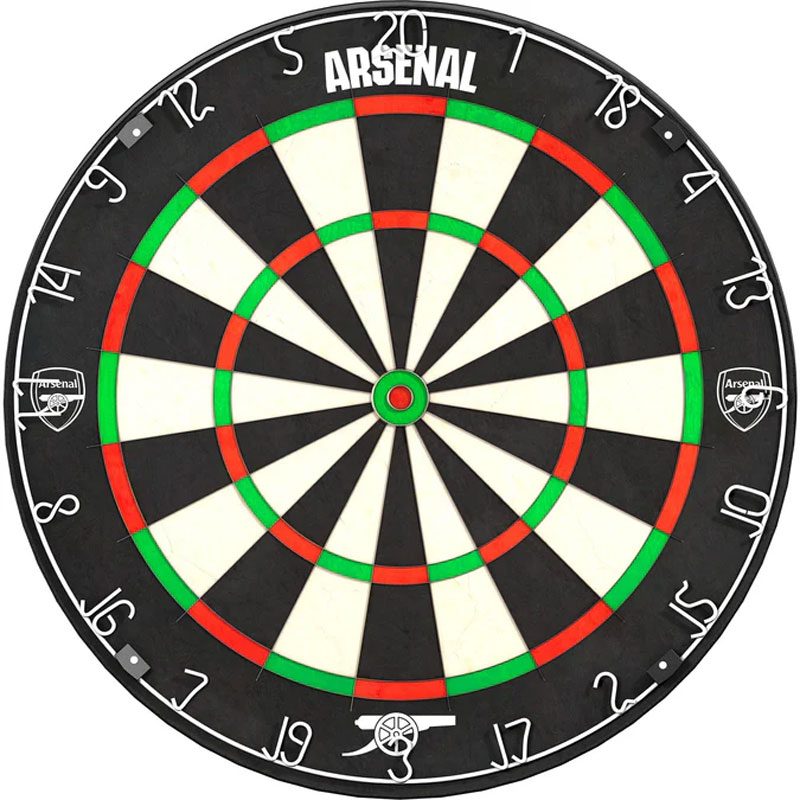 Arsenal FC Dartboard Official Licensed The Gunners Mono Crest