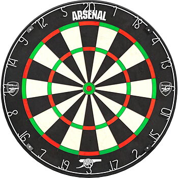 Arsenal FC Dartboard Official Licensed The Gunners Mono Crest