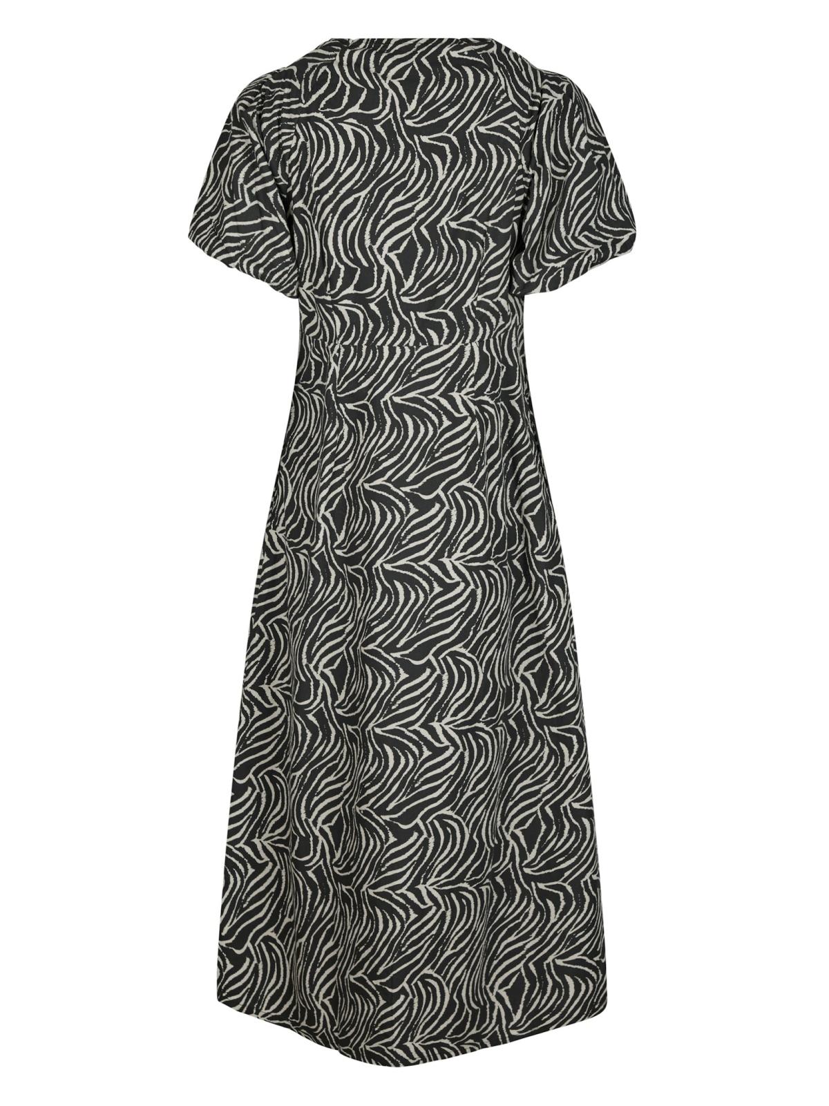 Neo Noir ILLANA  Zebra Dress, Black - 3