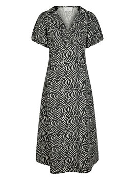 Neo Noir ILLANA  Zebra Dress, Black