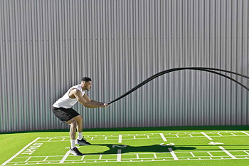 Pavigym Turf (2x10,6 m 22 mm) Grön med markeringar 