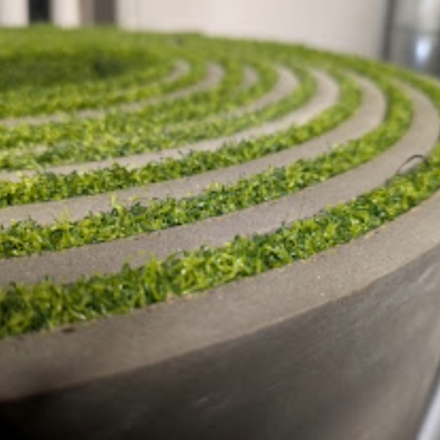 Pavigym Turf (2x10,6 m 22 mm) Grön med markeringar  - 7