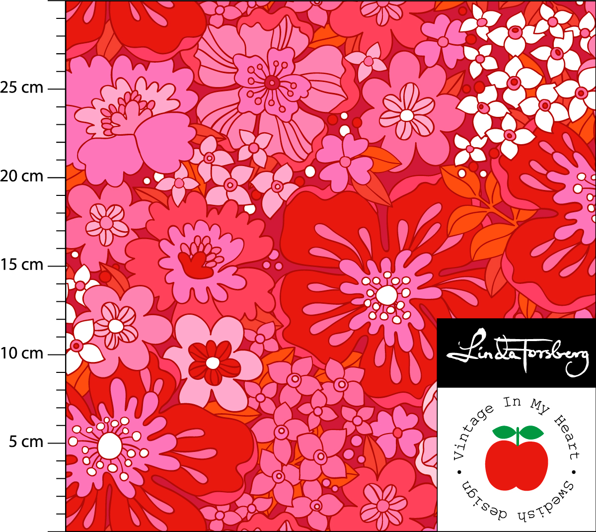 High-waist panties "Snazzy” red - 4