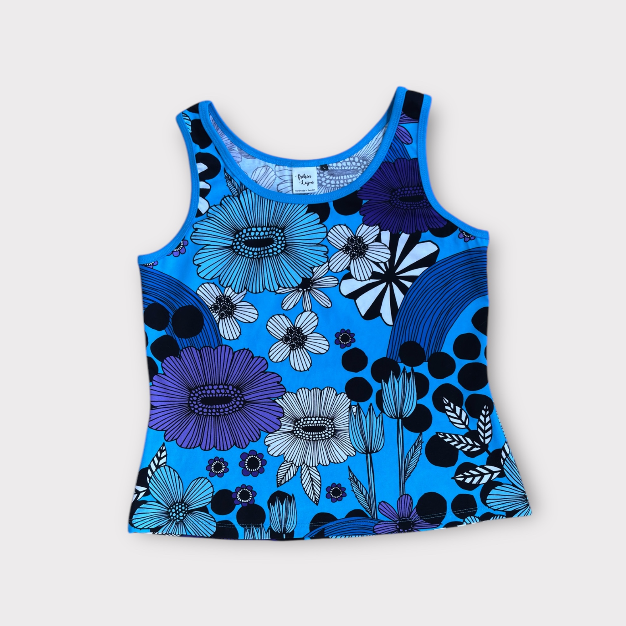 Linne ”Flower pop” turkos
