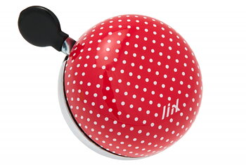 Ringklocka Cykel - Mini - Polka Dots Röd, Liix