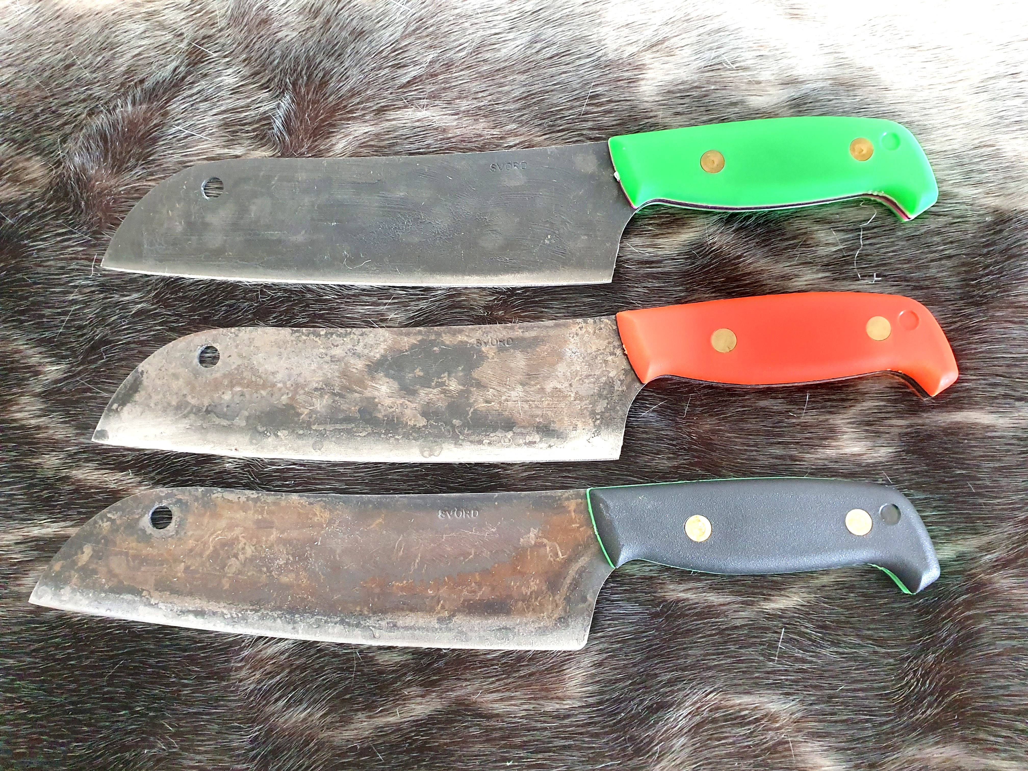 Kiwi Santoku Kolstål - 2