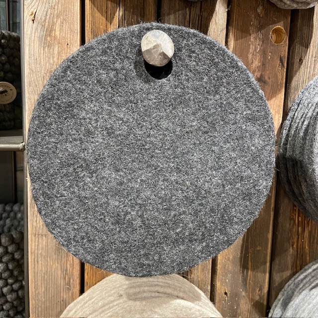 Coaster / Drinkunderlägg av tovad ull - 4-pack - 18