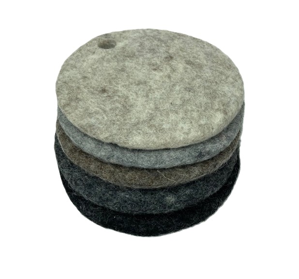 Lasinalusta / Juoma-alusta villapalloista 4-pack 4-pack