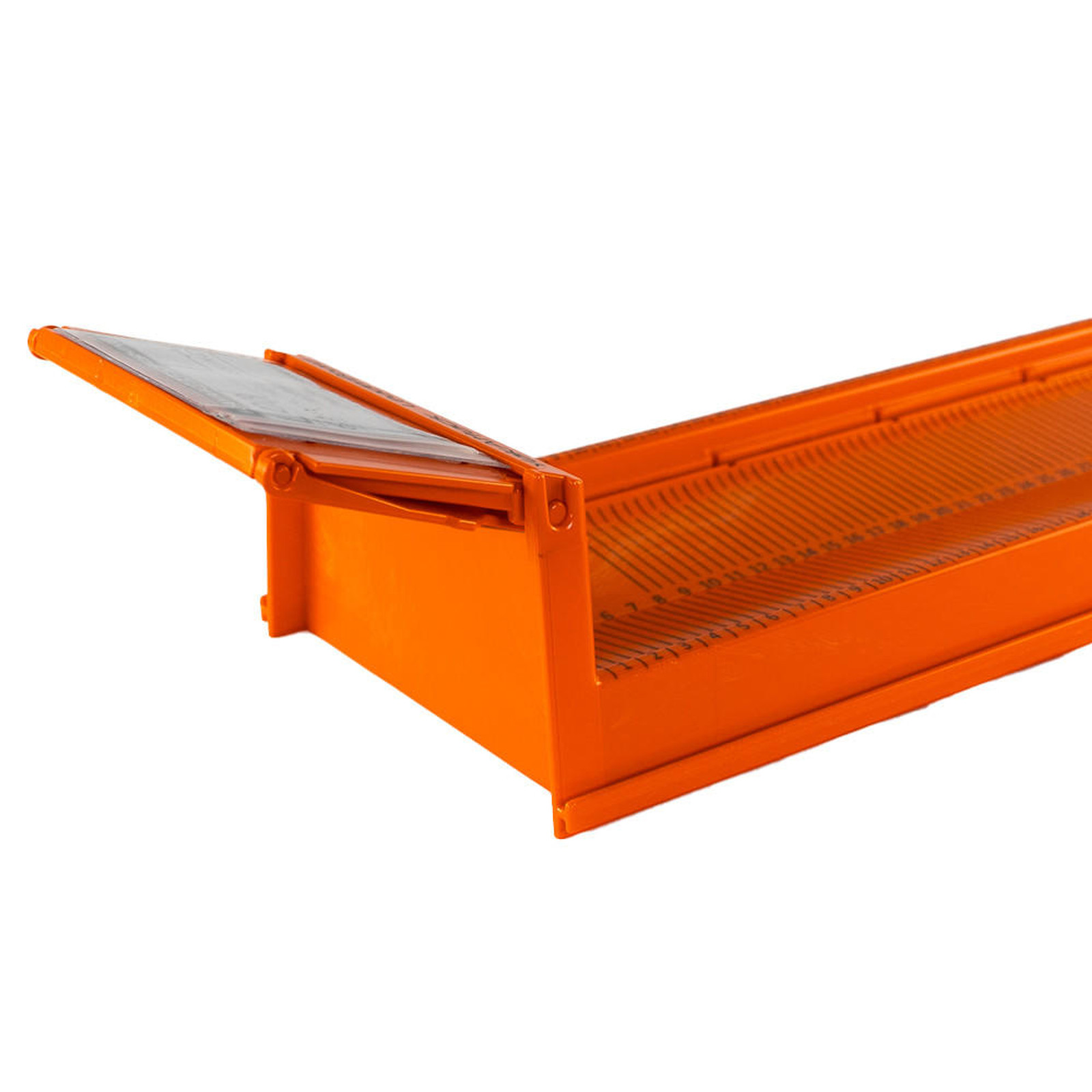 Metric LeaderBoard - 71 cm Measuring Board with Built-In Identifier Holders and Cull Tabs, Orange - 12