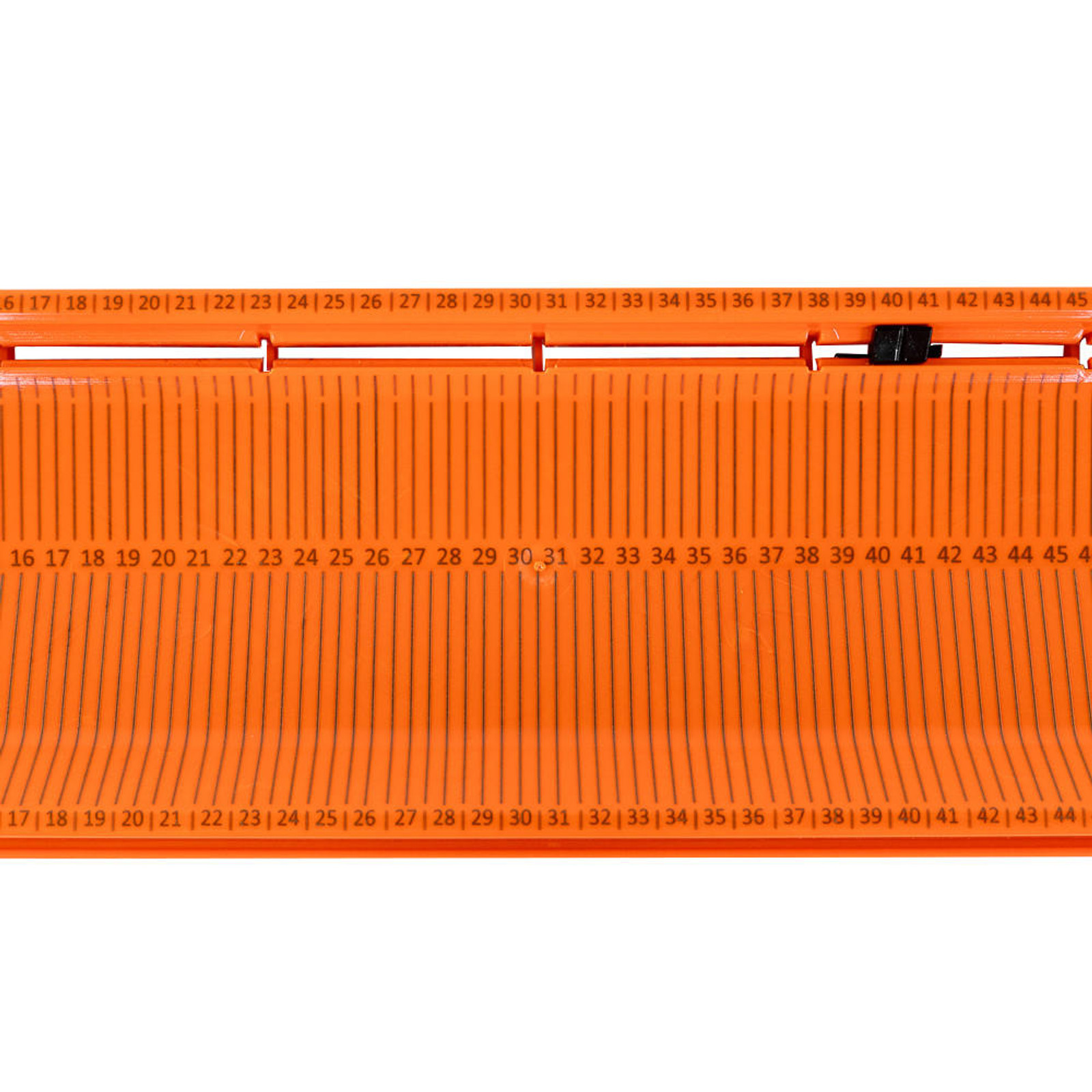 Metric LeaderBoard - 71 cm Measuring Board with Built-In Identifier Holders and Cull Tabs, Orange - 7
