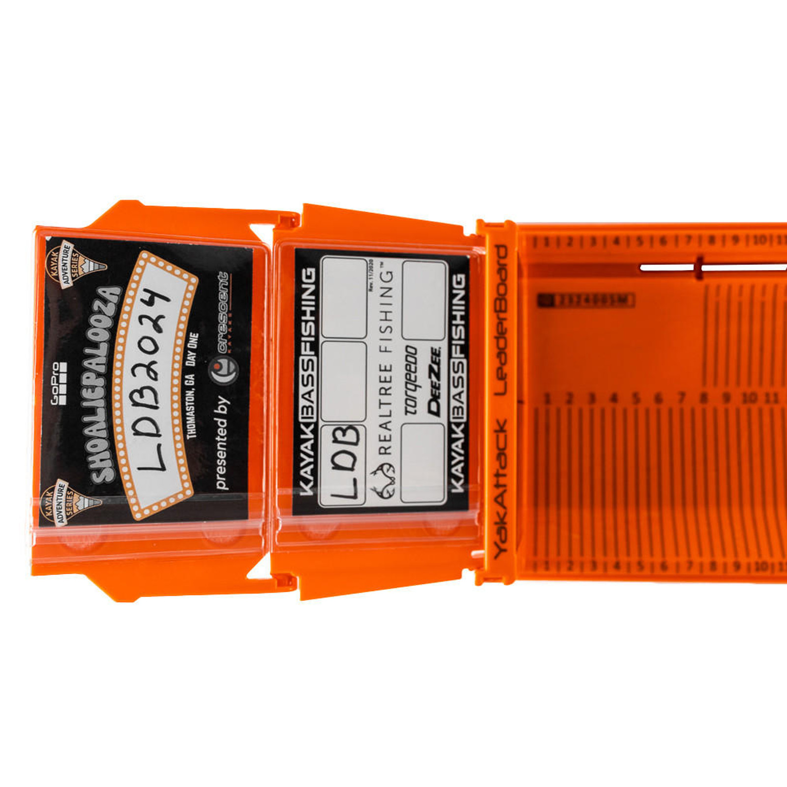 Metric LeaderBoard - 71 cm Measuring Board with Built-In Identifier Holders and Cull Tabs, Orange - 10