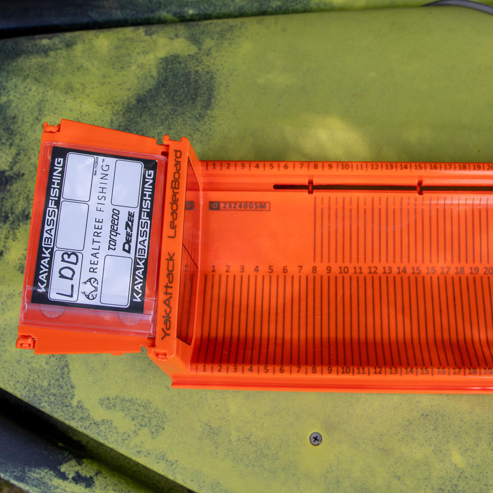 Metric LeaderBoard - 71 cm Measuring Board with Built-In Identifier Holders and Cull Tabs, Orange - 3
