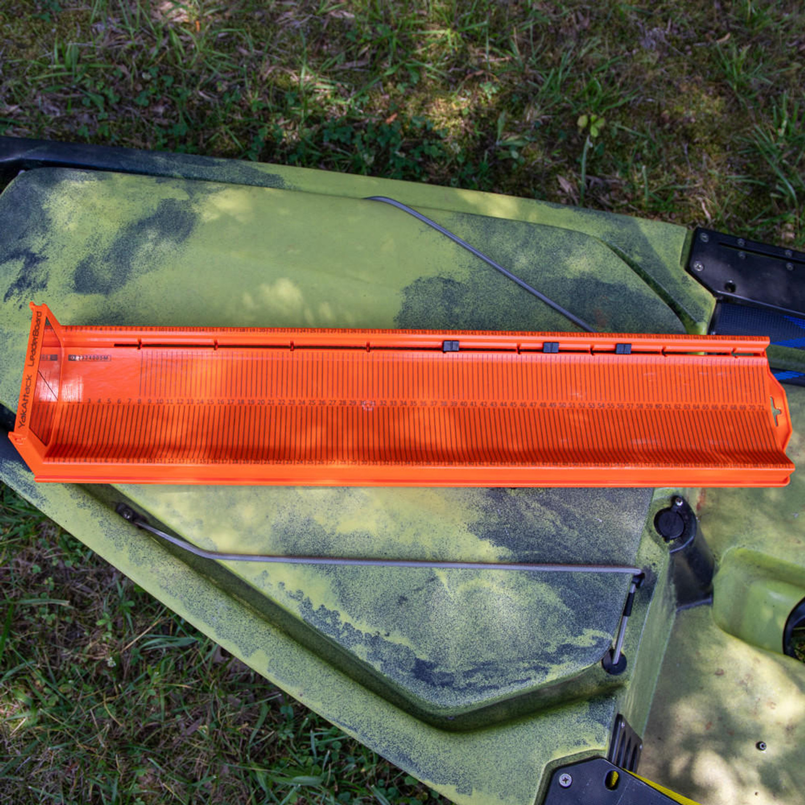 Metric LeaderBoard - 71 cm Measuring Board with Built-In Identifier Holders and Cull Tabs, Orange - 4